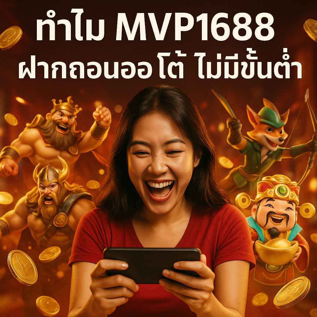 ทำไม MVP1688 ฝากถอนออโต้ ไม่มีขั้นต่ำ