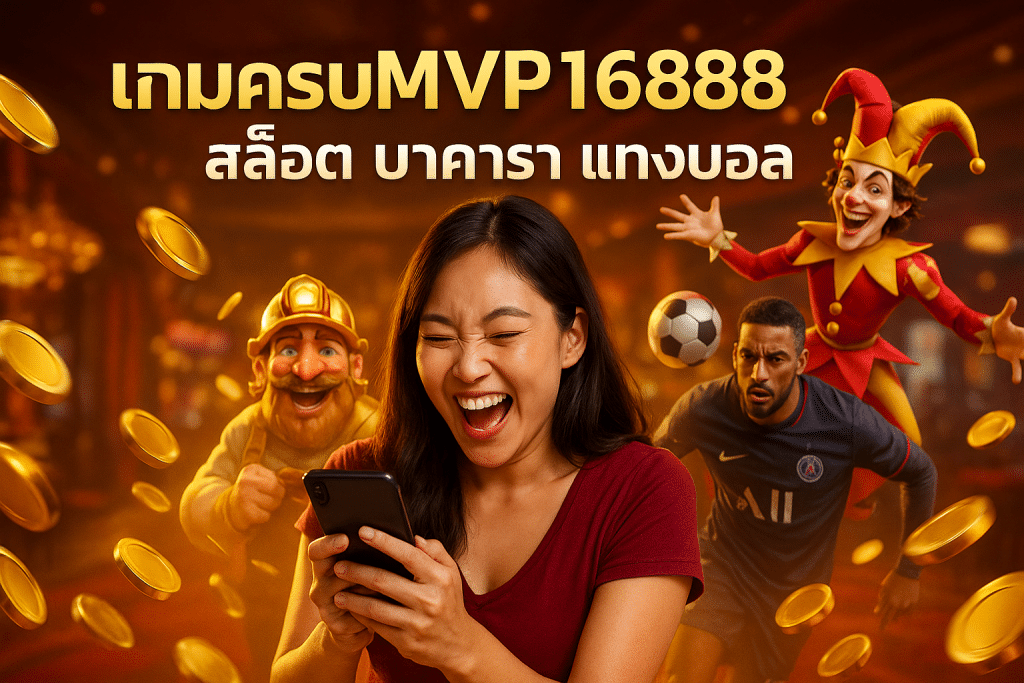 เกมครบ MVP1688 สล็อต บาคาร่า แทงบอล