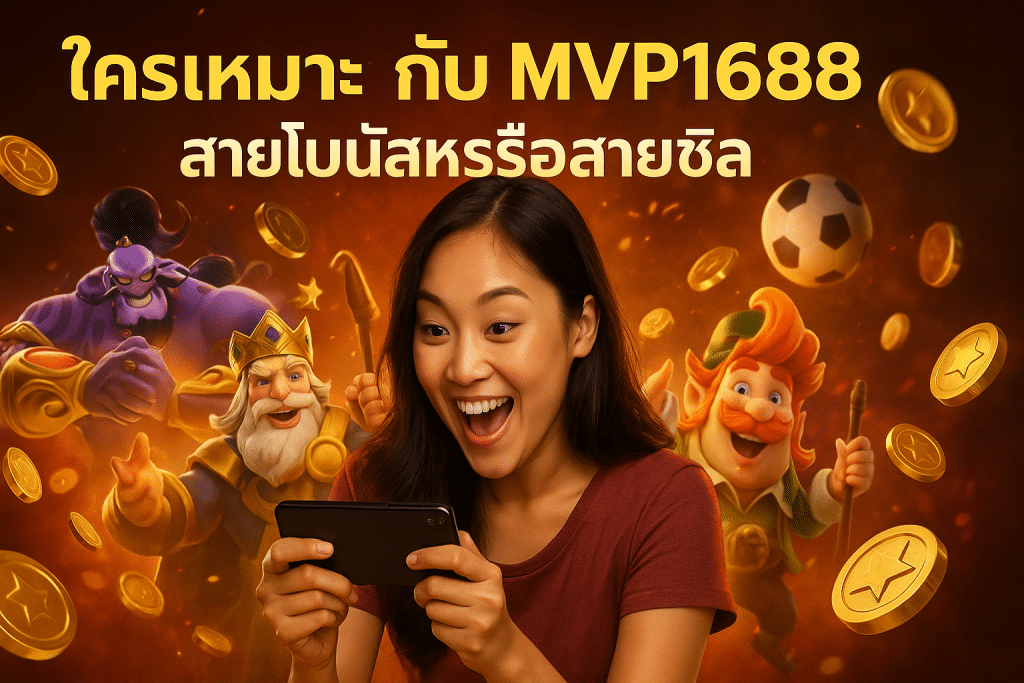 ใครเหมาะกับ MVP1688 สายโบนัสหรือสายชิล